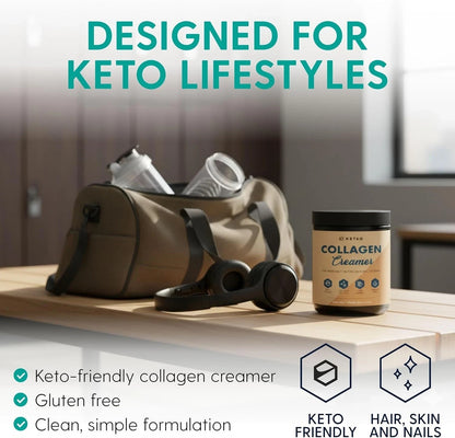 2 Pack KETAO Bovine Collagen Creamer MCT Keto Coffee BEAN GLUTEN FREE 300g