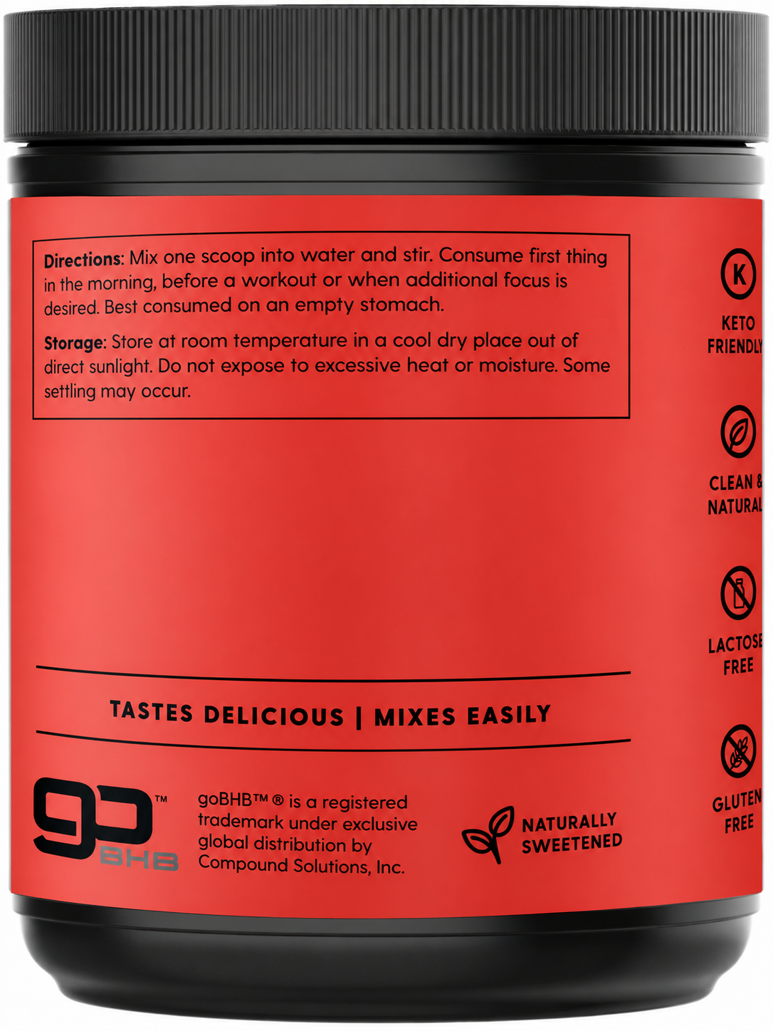 Keto Activate BHB Powder Exogenous Ketones Peach Mango 225g 30 Servings - Ketao