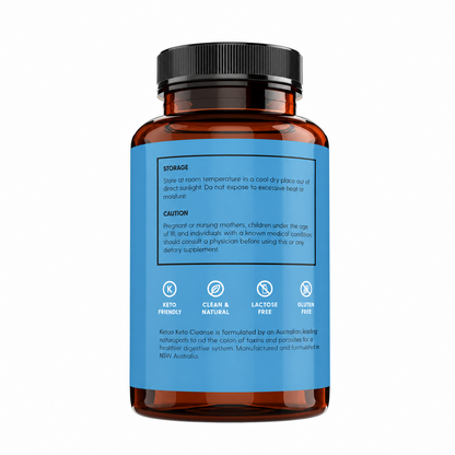 Keto Cleanse 60 Capsules Herbal Cleanse Keto Friendly Dietary Supplement - Ketao