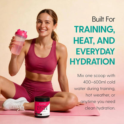 2 Pack KETAO Electrolytes Raspberry ZERO SUGAR Keto Hydration No Fille 210g