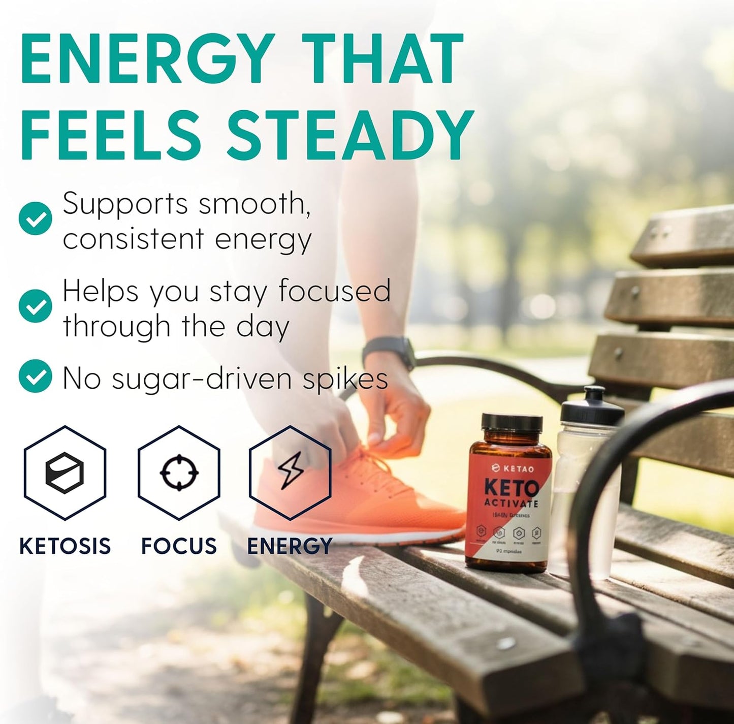 Keto Activate 90 Capsules Exogenous Ketones (goBHB) | Zero Carbs/Sugar | Keto Pills for Ketosis & Craving Control | Vegan Capsules