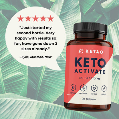 Keto Activate 90 Capsules Exogenous Ketones (goBHB) | Zero Carbs/Sugar | Keto Pills for Ketosis & Craving Control | Vegan Capsules