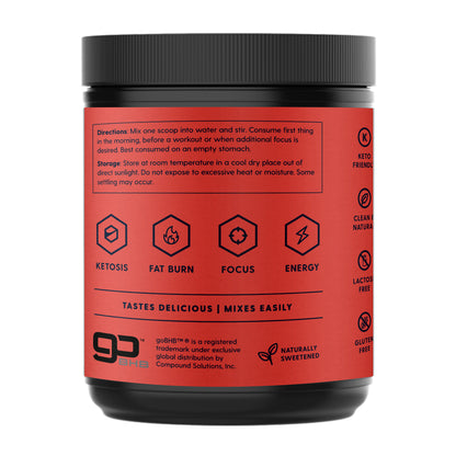 Keto Activate - Exogenous Ketones  Exogenous Ketones + Yerba Mate   Vegan Keto BHB Powder for Focus, Energy & Craving Control   Low Carb